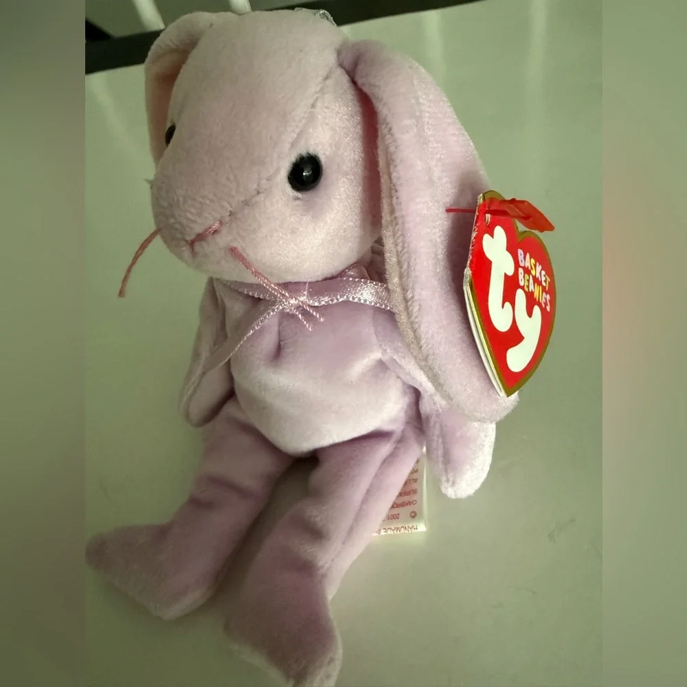 2001 Floppity the Rabbit BASKET Beanie Baby